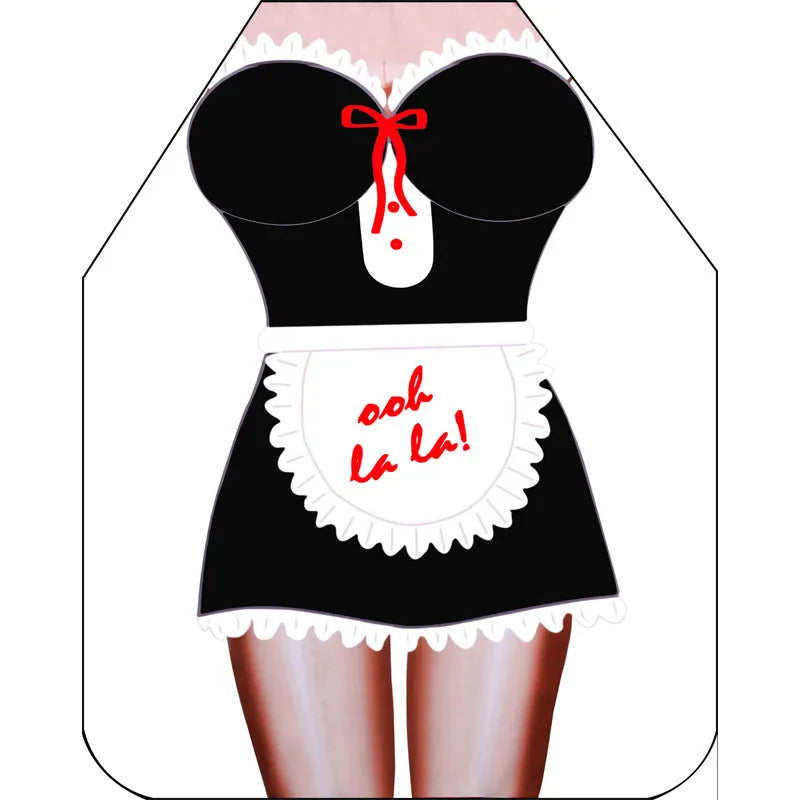 Funny 3D Cartoon Kitchen Apron for BBQ and Cooking