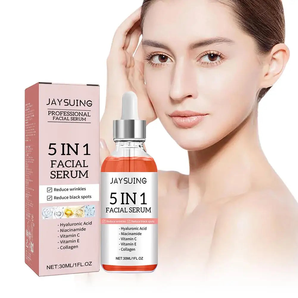 5-in-1 Vitamin C Hyaluronic Face Serum - Firming Glow Skin Care