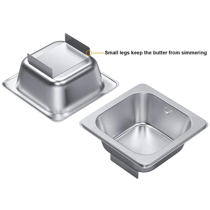 Stainless Steel Butter Wheel Spreader for Burgers, Toast, and Baking