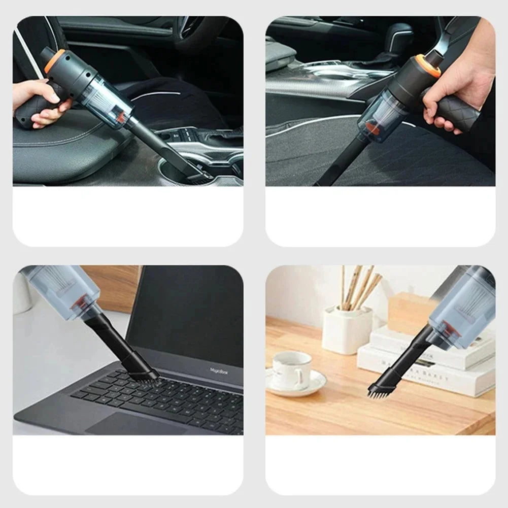 Portable Wireless Car Vacuum Cleaner - 6000PA Handheld Blower