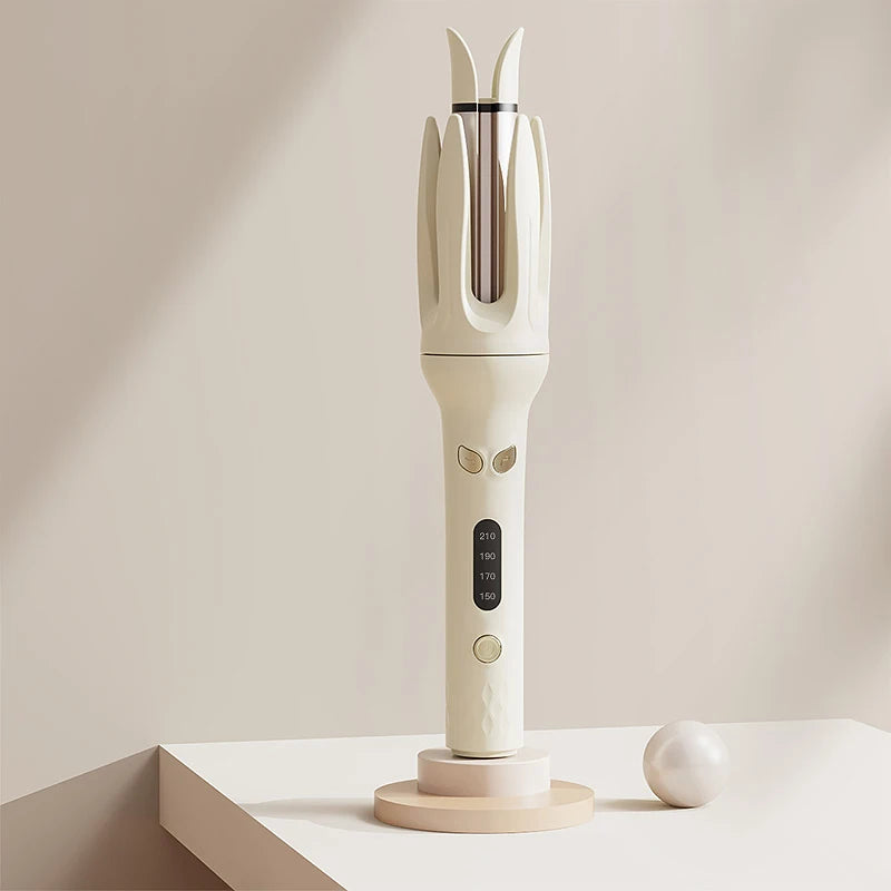 Automatic 28mm Ceramic Ionic Hair Curler - Anti-Tangle Rotating Styler