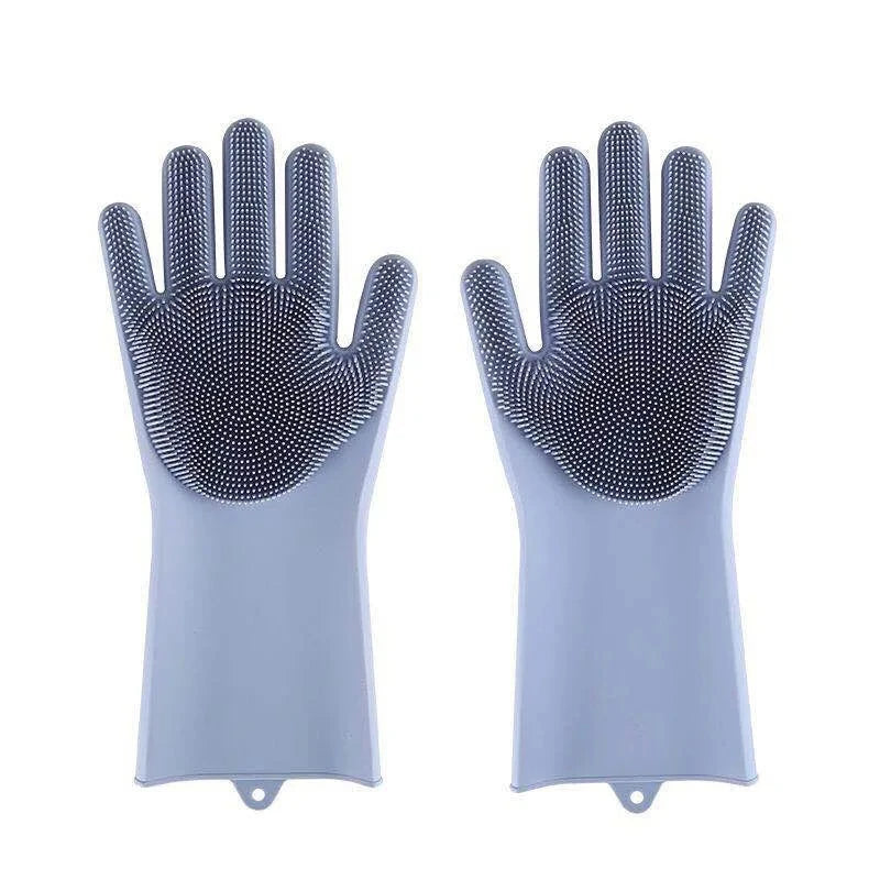 Rubber Pet Grooming Cleaning Glove for Dog & Cat Bathing