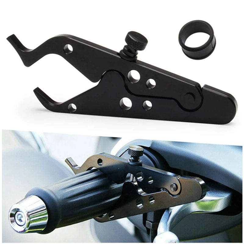 Aluminum Motorcycle Throttle Cruise Assist - Universal Wrist Grip Lock