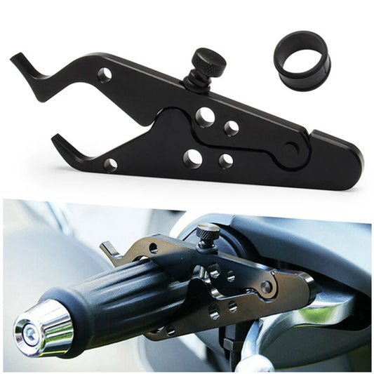 Aluminum Motorcycle Throttle Cruise Assist - Universal Wrist Grip Lock