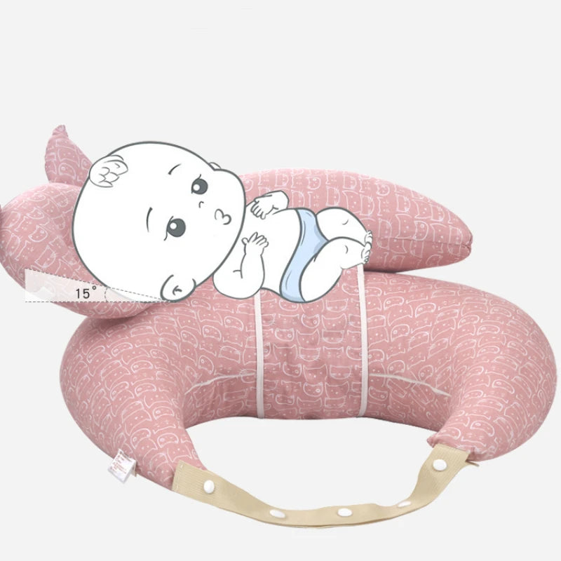 Multifunction Cotton Nursing Pillow with Shoulder Strap