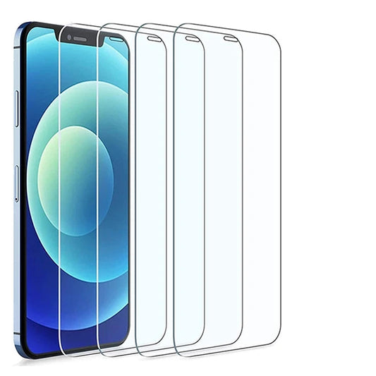 4-Piece HD Protective Glass Screen Protector for iPhone
