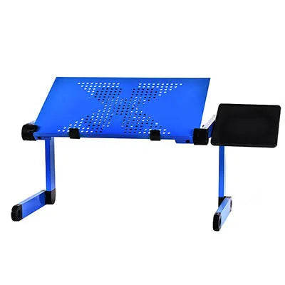 Adjustable Aluminum Alloy Folding Laptop Table for Bed, Sofa, and Study