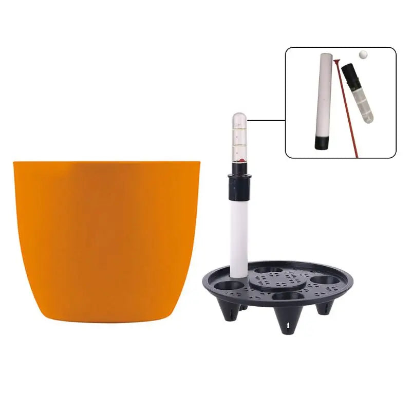 Self-Watering Indoor Planter Pots with Water Level Indicators