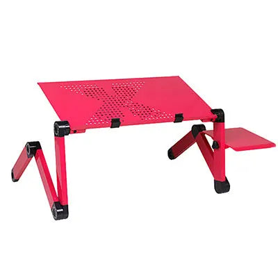 Adjustable Aluminum Alloy Folding Laptop Table for Bed, Sofa, and Study