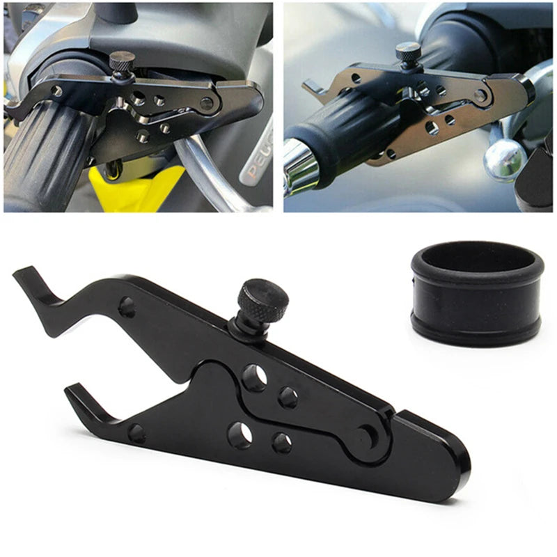 Aluminum Motorcycle Throttle Cruise Assist - Universal Wrist Grip Lock