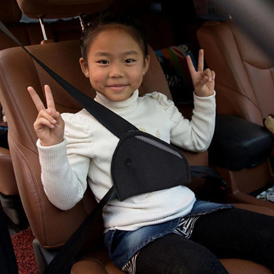 Adjustable Child Seat Belt Triangle Strap - Kids Car Safety Cover