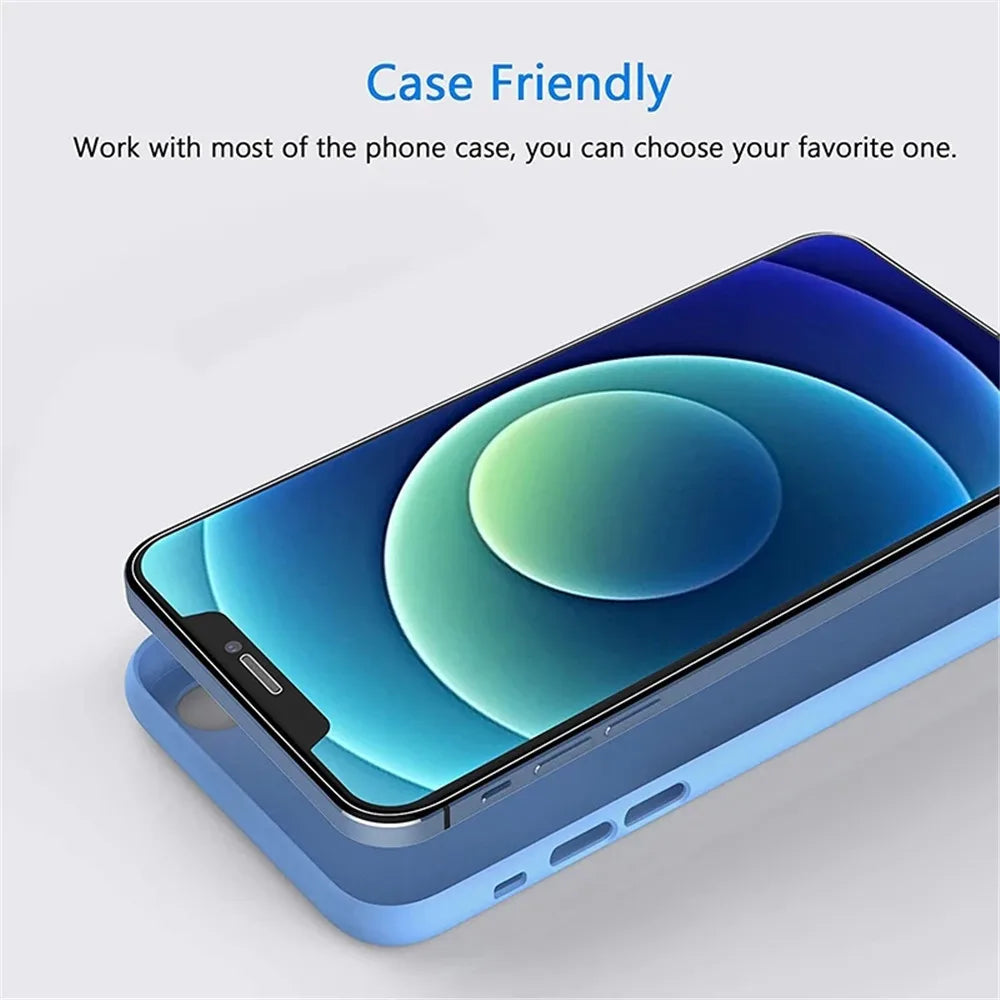 4-Piece HD Protective Glass Screen Protector for iPhone