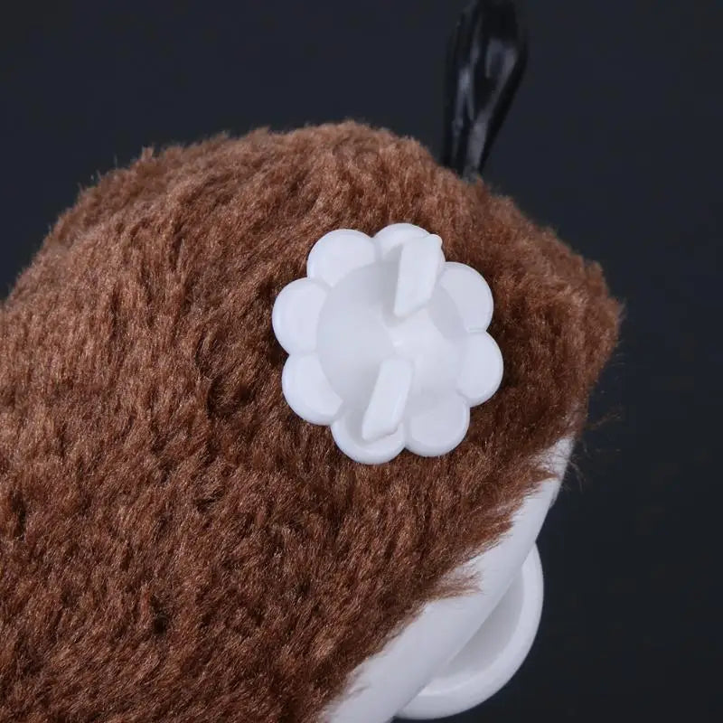 Clockwork Plush Mouse Cat Toy with Mechanical Motion