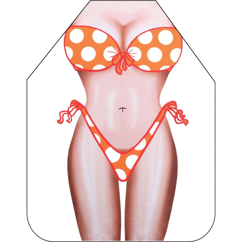 Funny 3D Cartoon Kitchen Apron for BBQ and Cooking