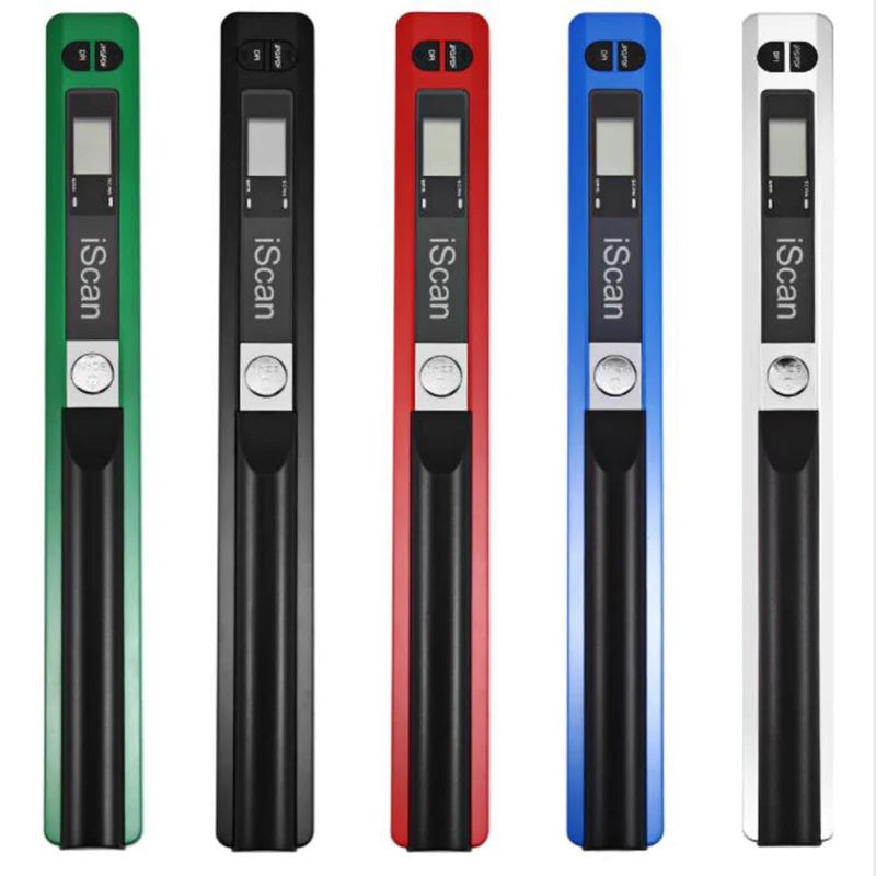 Portable 900DPI Handheld Document Scanner with JPG and PDF Support