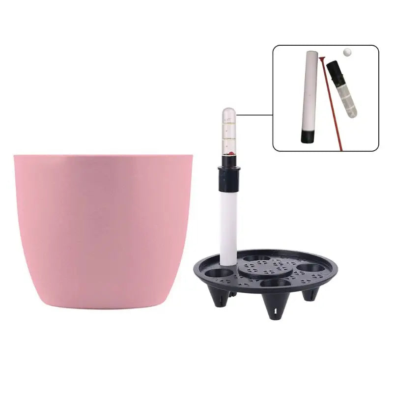 Self-Watering Indoor Planter Pots with Water Level Indicators