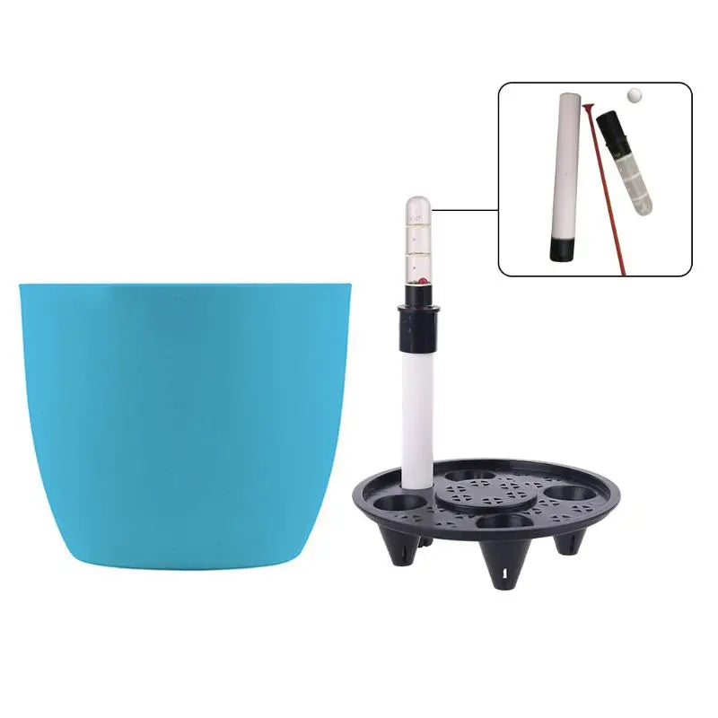 Self-Watering Indoor Planter Pots with Water Level Indicators
