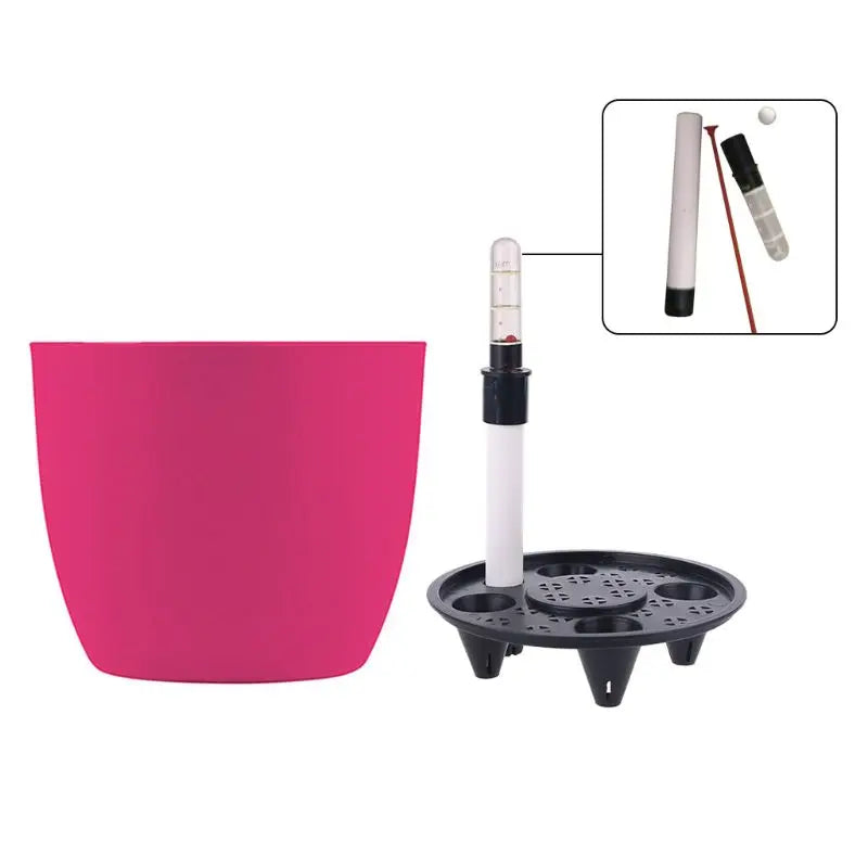 Self-Watering Indoor Planter Pots with Water Level Indicators