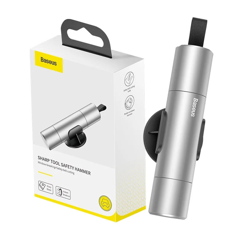 Baseus Car Window Breaker Safety Hammer and Seat Belt Cutter