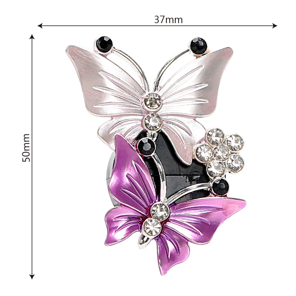 Butterfly Car Air Vent Freshener - Crystal Fragrance Outlet Clip