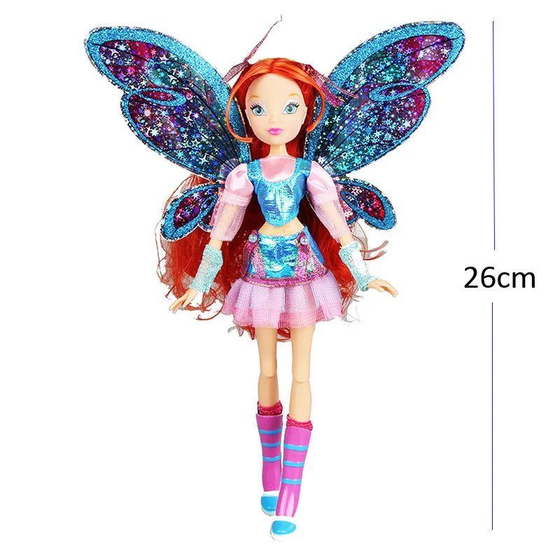 Rainbow Fairy Doll Action Figure - 26cm Fashion Doll Gift