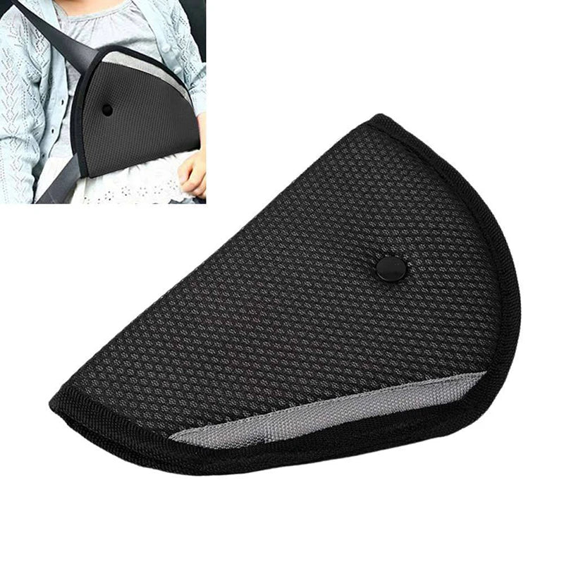 Adjustable Child Seat Belt Triangle Strap - Kids Car Safety Cover