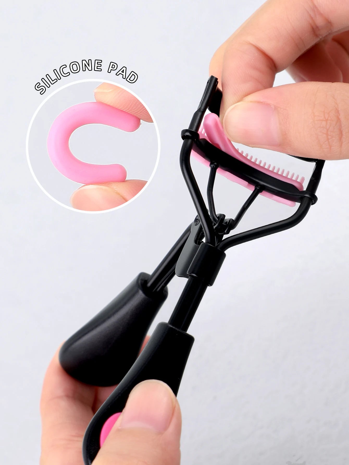 Stainless Steel Eyelash Curler with Comb - Gentle Lift Lash Shaper