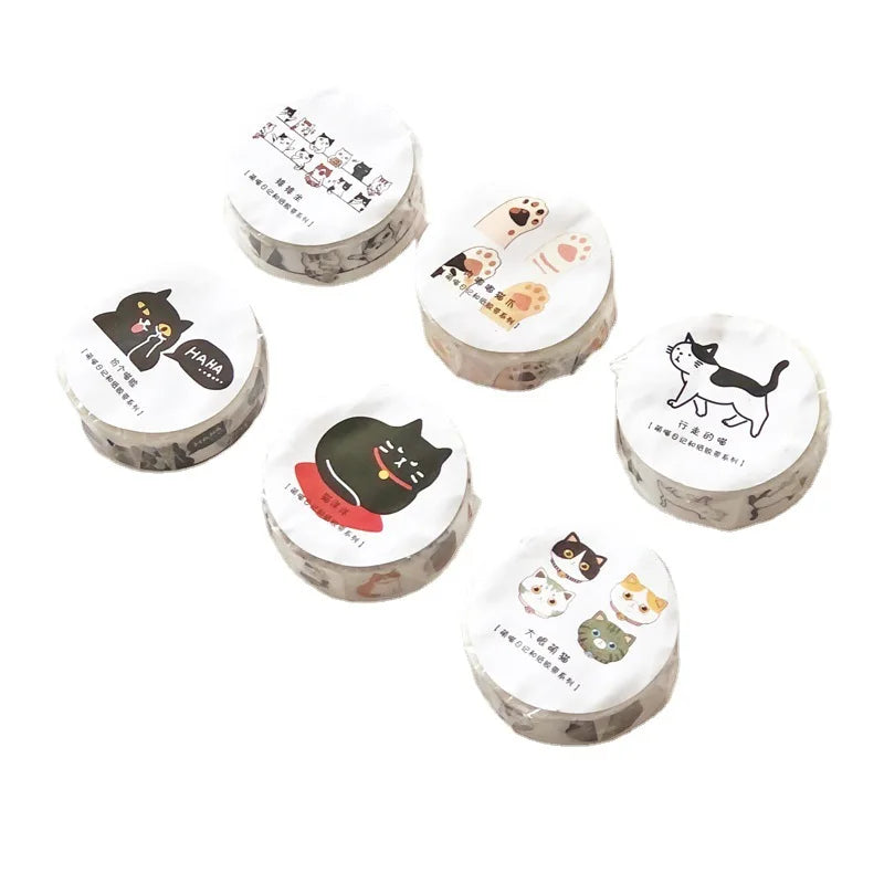 Cute Cat Washi Tape for Scrapbooking