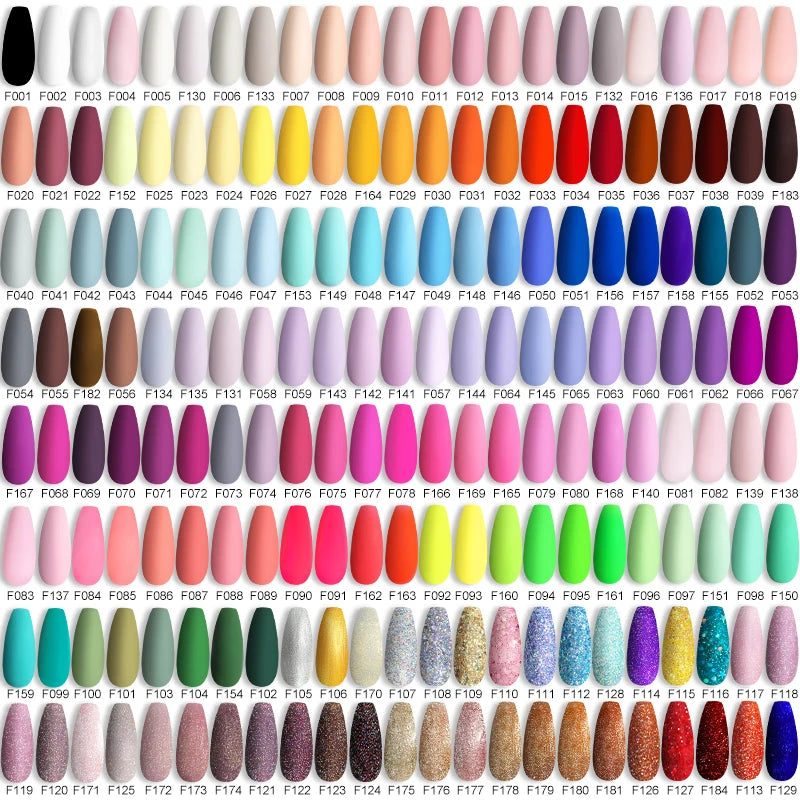 LILYCUTE 7ml UV LED Gel Nail Polish with 129 Color Options