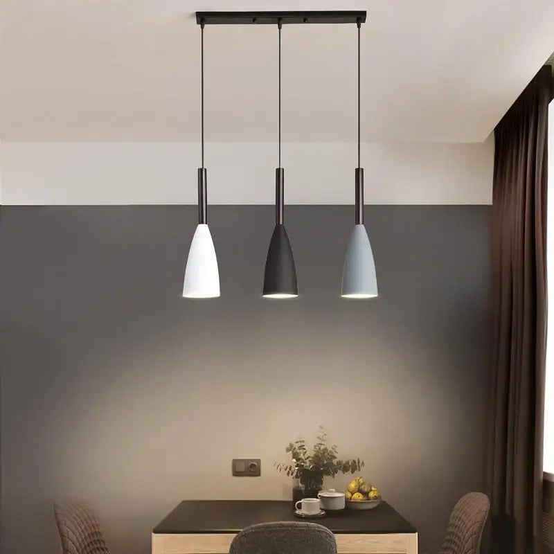 Nordic 3-Head Pendant Light for Dining and Kitchen Spaces