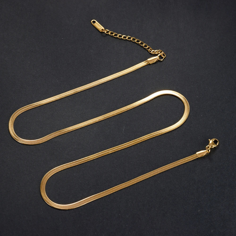 316L Stainless Steel Snake Chain Necklace