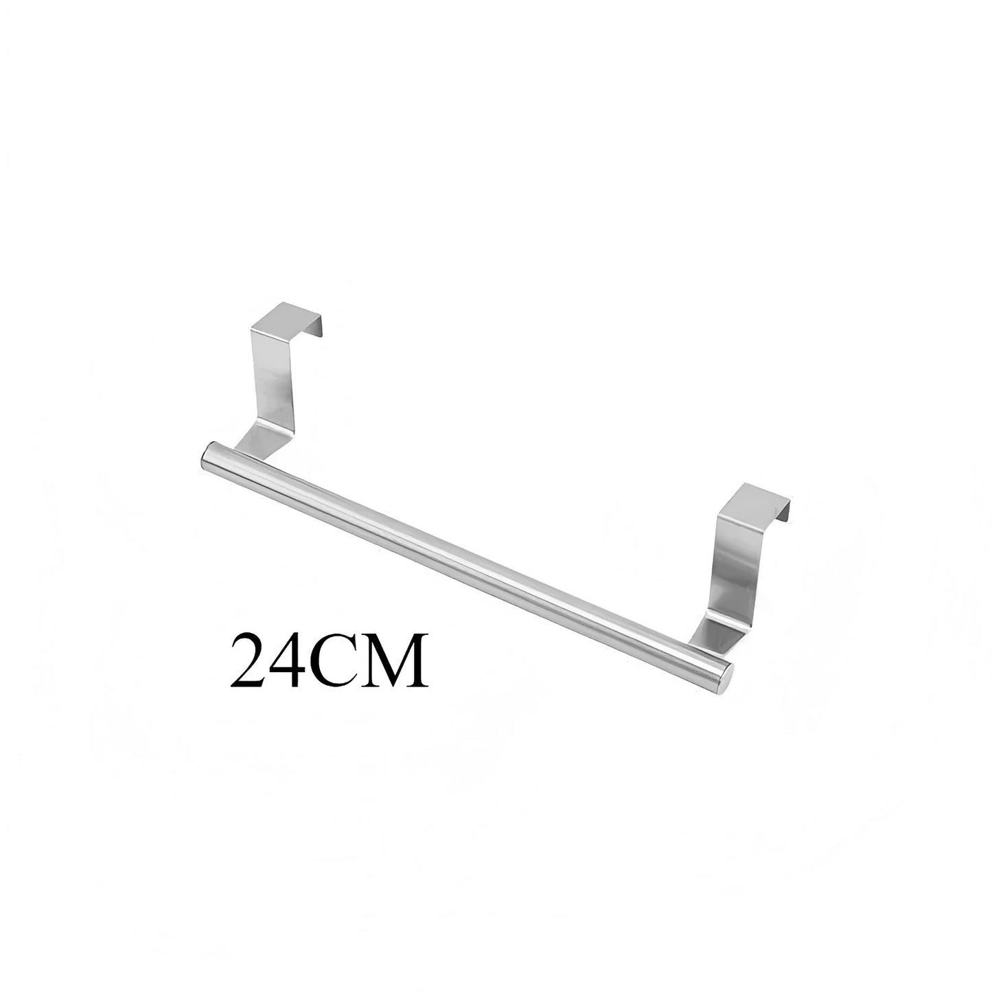 Over-Cabinet Metal Towel Rack and Rag Hanger