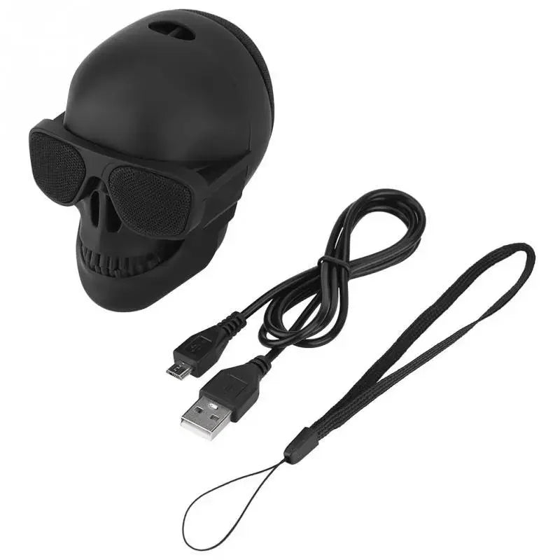 Mini Skull Bluetooth Speaker - 5W Wireless Cartoon Audio