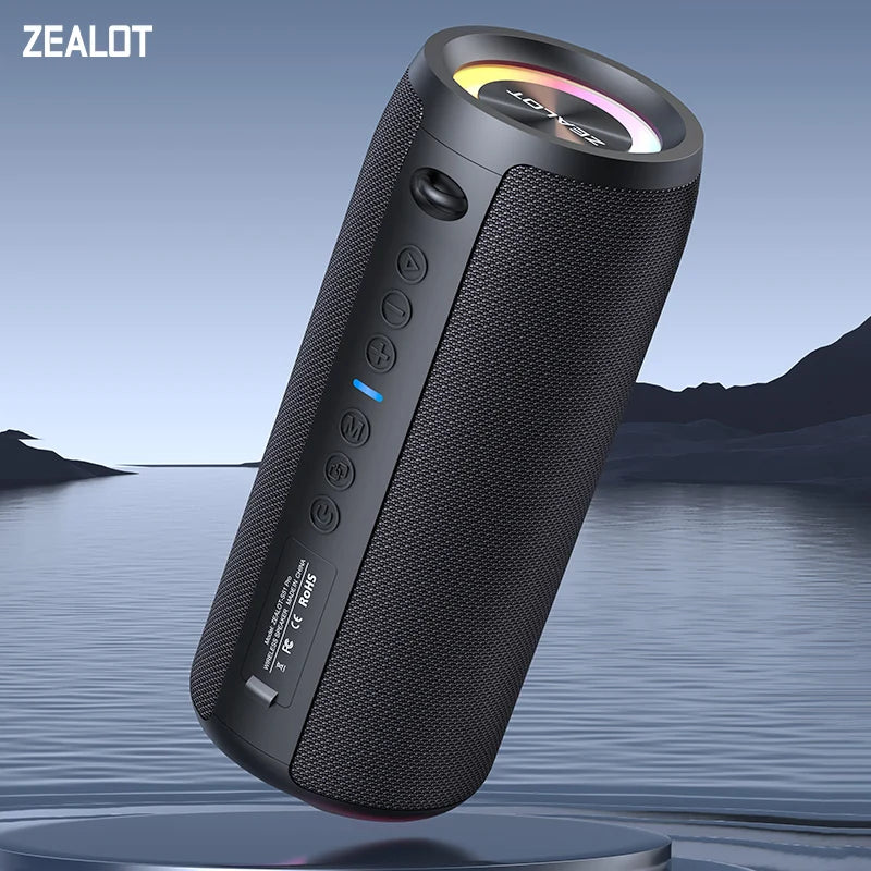 ZEALOT S51Pro 40W Bluetooth Speaker with 3D Bass and IPX5 Water Resistance