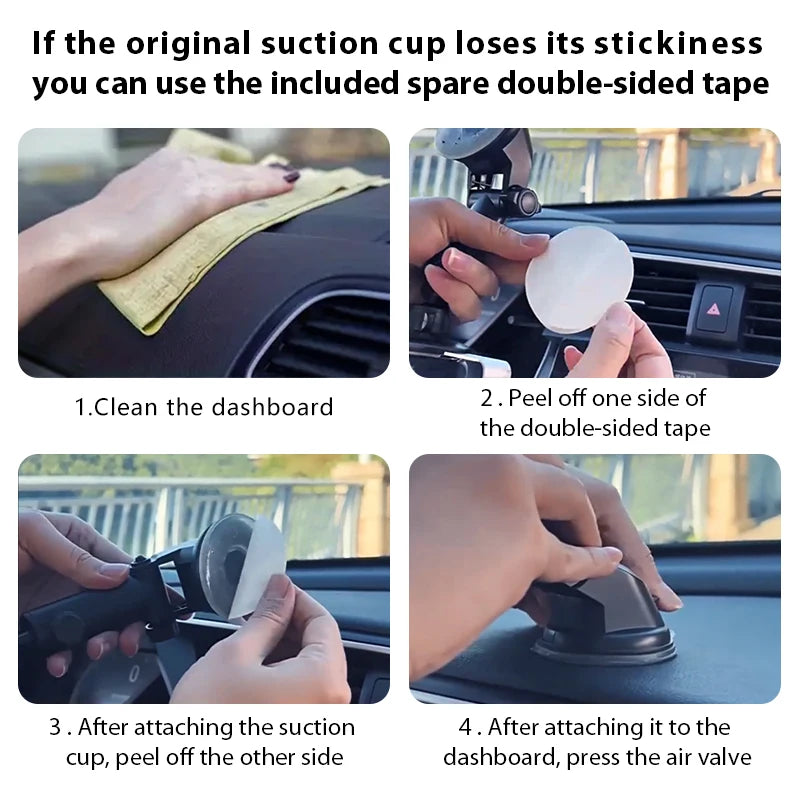 Universal Vacuum Suction Car Phone Holder