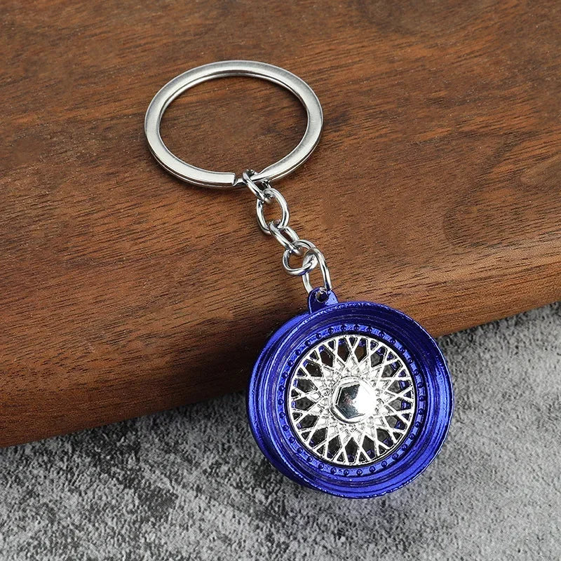 Gearbox Gear Head Metal Keychain for Car Keys