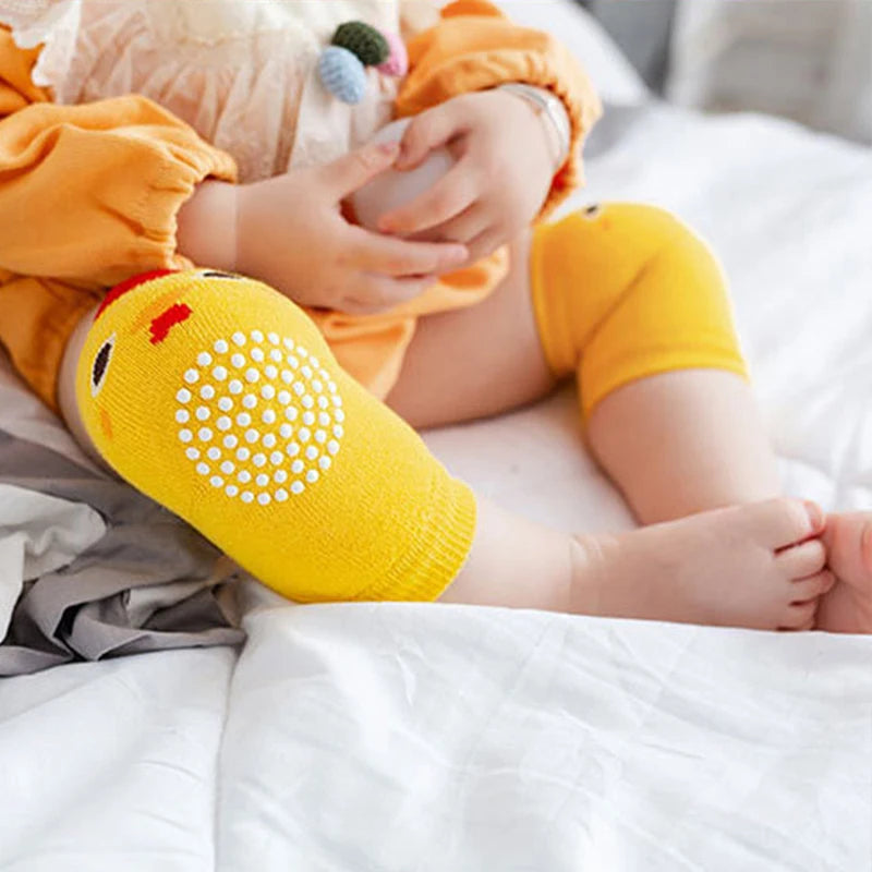 Baby Cotton Anti-Slip Crawling Knee Pads