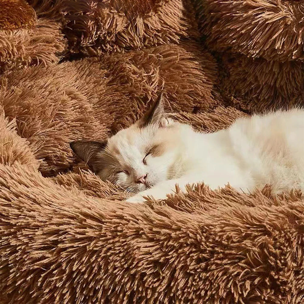 Warm Plush Dog Sofa Bed Mat for Small, Medium & Large Pets