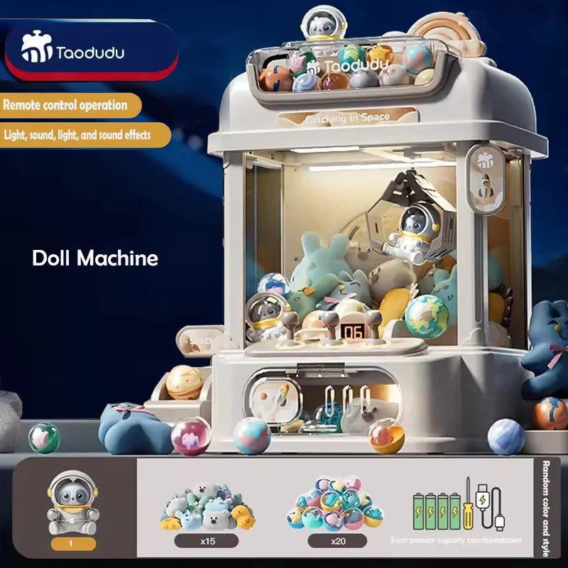 Mini Claw Machine Toy - Coin-Style Arcade Catch Game