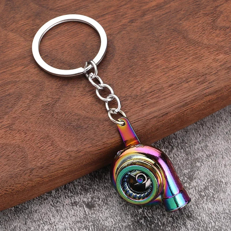 Gearbox Gear Head Metal Keychain for Car Keys
