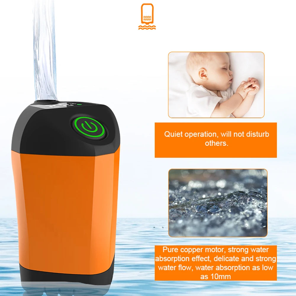 IPX7 Portable Electric Camping Shower Pump for Outdoor Travel