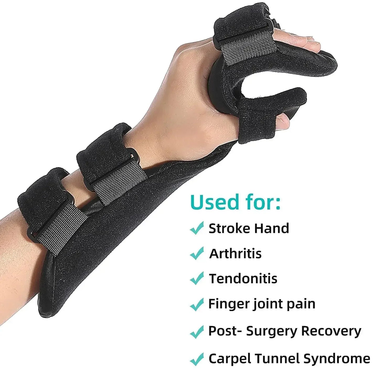 Adjustable Finger Hand Brace Night Splint Support