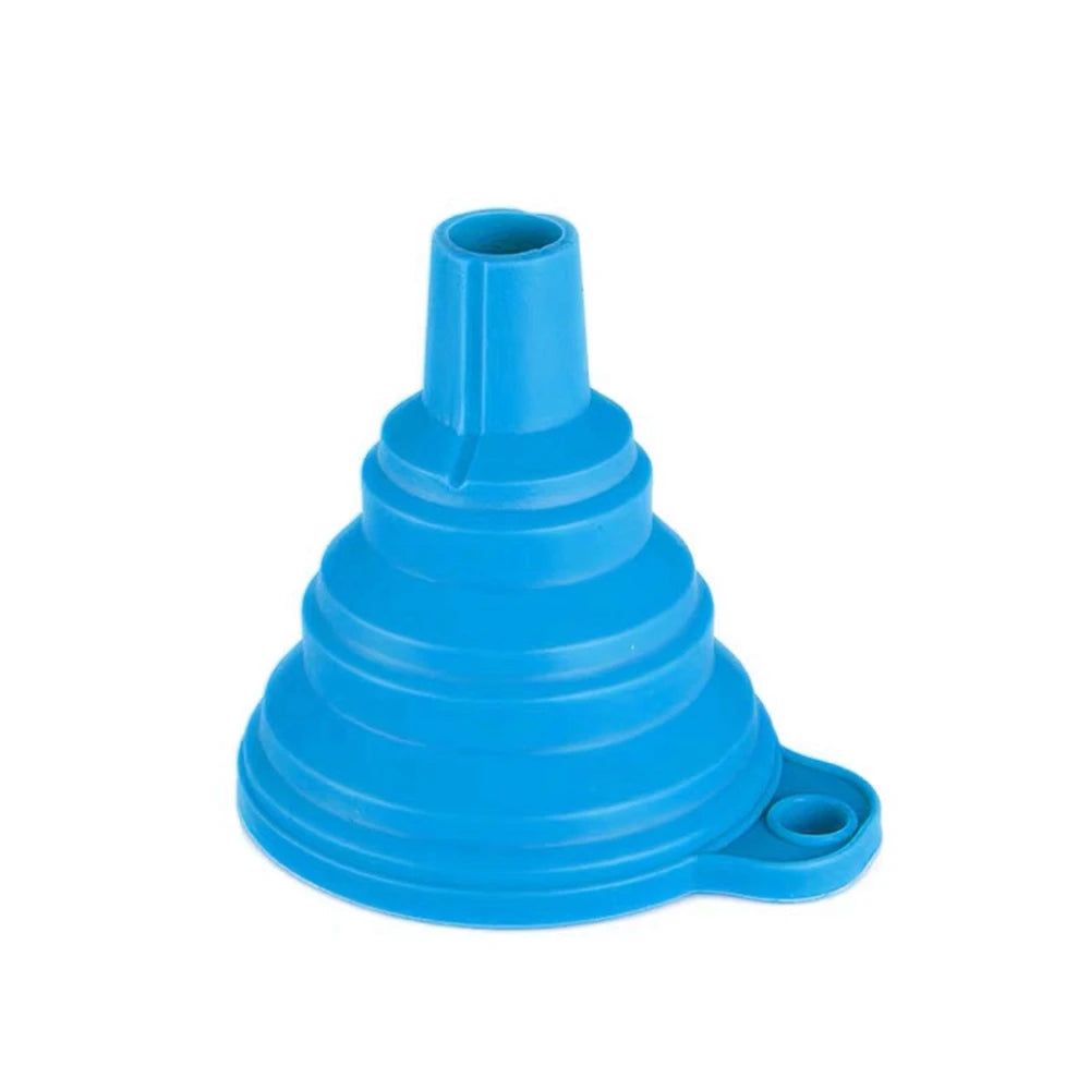 Collapsible Silicone Kitchen Funnel for Bottles and Liquids