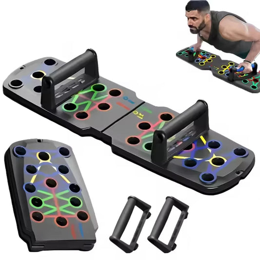 Foldable Push-Up Board Set - Full Body Strength Trainer