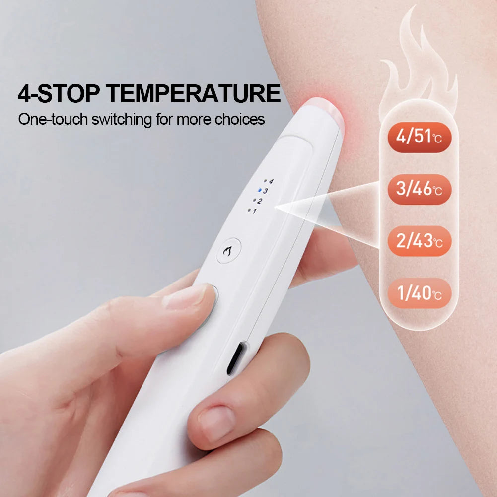 Rechargeable Bug Bite Relief Pen - 4-Gear Portable Anti-Itch Tool