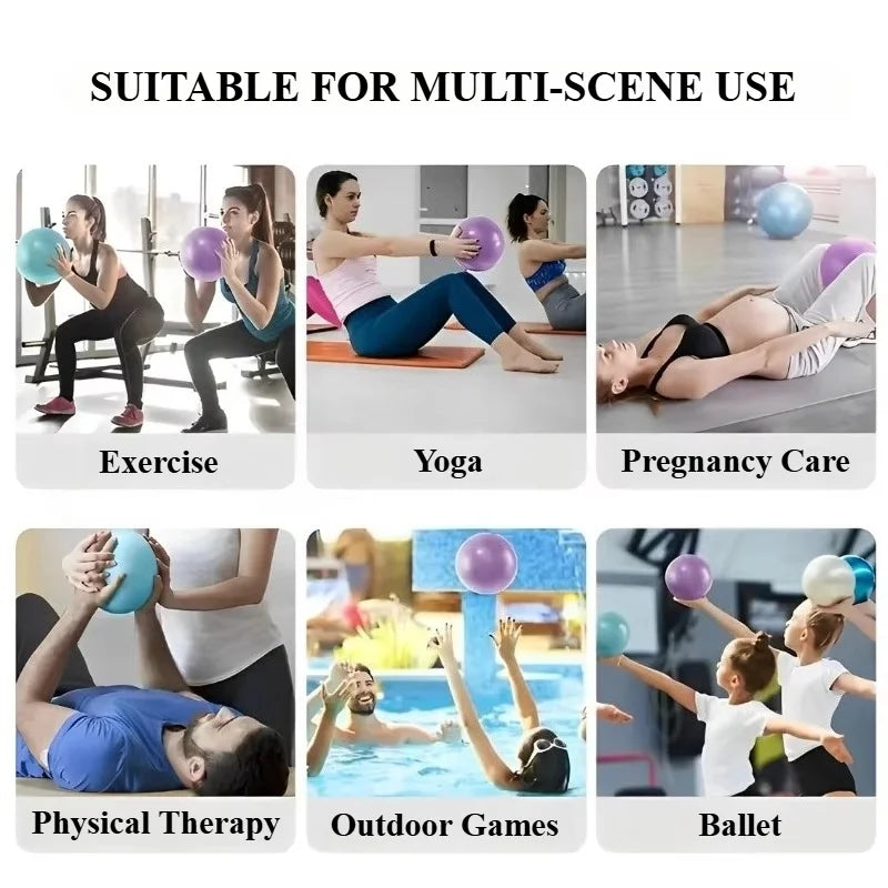 Explosion-Proof Mini Pilates Ball for Balance, Core & Therapy Training