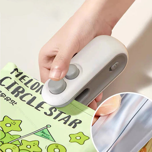2-in-1 Rechargeable Mini Bag Sealer - Heat Cutter Food Storage Tool