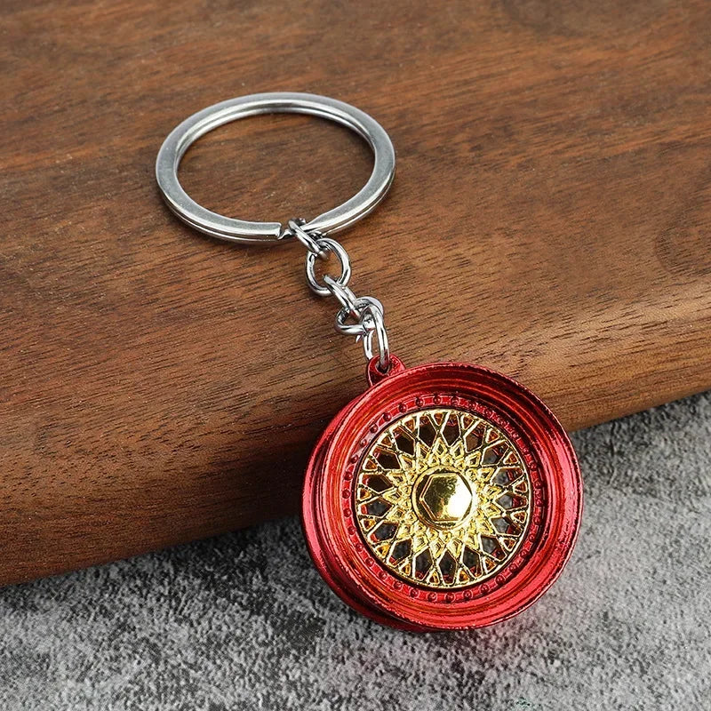 Gearbox Gear Head Metal Keychain for Car Keys