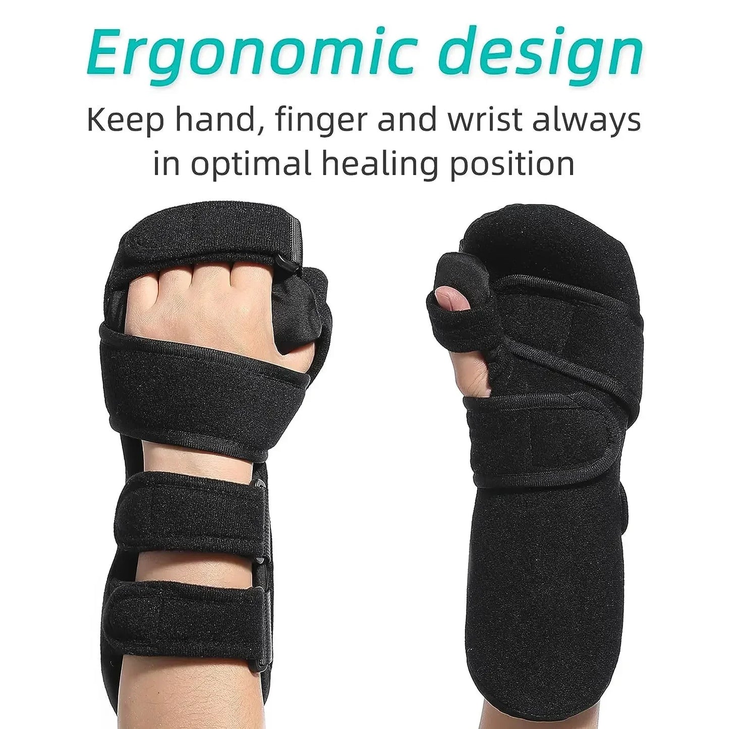 Adjustable Finger Hand Brace Night Splint Support