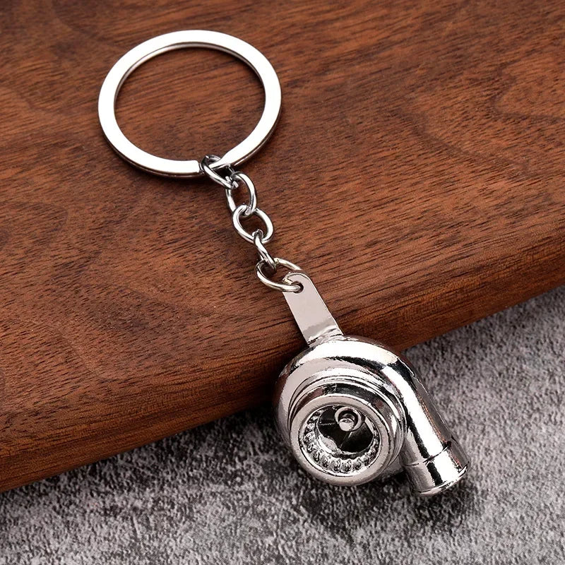 Gearbox Gear Head Metal Keychain for Car Keys